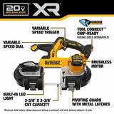 DeWalt DCS378B 20V 3-1/4" Band Saw (Tool Only) - 2