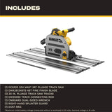 DeWalt DCS525ST 20V XR 6-1/2 in. Plunge Track Saw with 60 in. Track Kit - 2