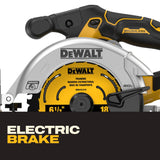 DeWalt DCS565P1 20V Max 6-1/2" Brushless Cordless Circular Saw Kit - 8