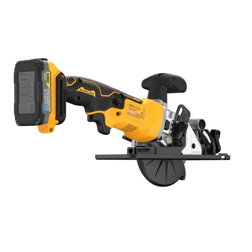 DeWalt DCS571E1 Atomic 20V Max 4-1/2" Circular Saw Kit with DeWalt Powerstack Compact Battery - 5