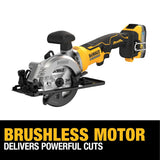 DeWalt DCS571E1 Atomic 20V Max 4-1/2" Circular Saw Kit with DeWalt Powerstack Compact Battery - 7