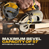 DeWalt DCS588X1 60V MAX Brushless Cordless 7-1/4 in. Circular Saw Kit with Electronic Brake (1 Kit) - 9
