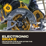 DeWalt DCS588X1 60V MAX Brushless Cordless 7-1/4 in. Circular Saw Kit with Electronic Brake (1 Kit) - 10