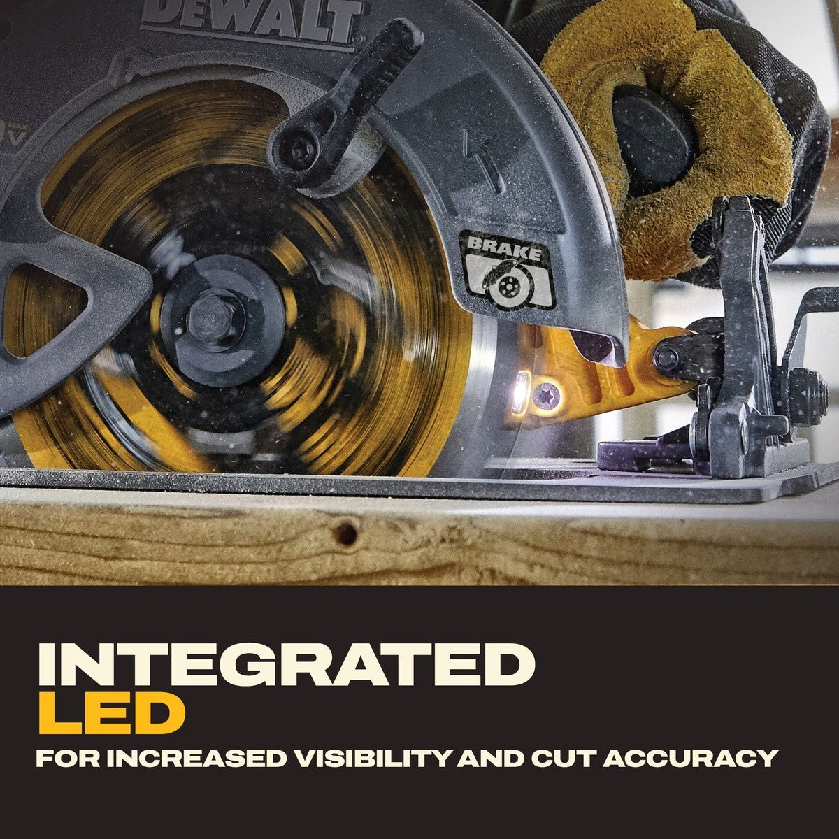 DeWalt DCS588X1 60V MAX Brushless Cordless 7-1/4 in. Circular Saw Kit with Electronic Brake (1 Kit) - 11