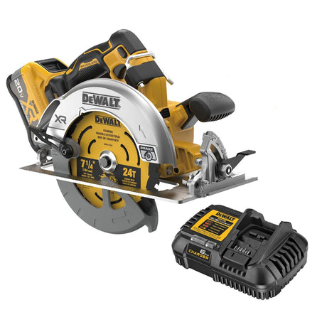 DeWalt DCS590WW1 20V Max* XR Brushless Cordless 7-1/4" Circular Saw Kit with XR POWERPACK