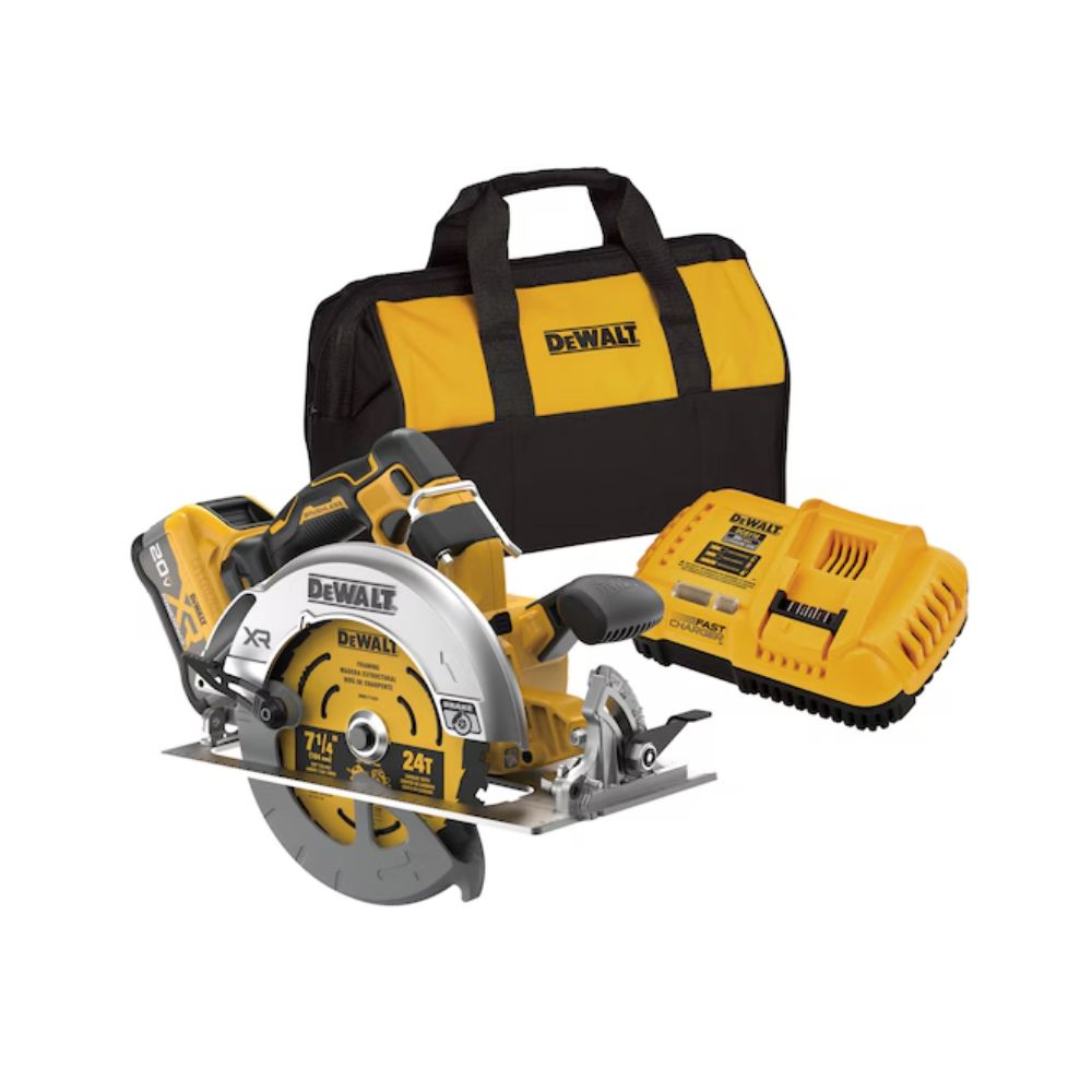 DeWalt DCS590WW1 20V Max* XR Brushless Cordless 7-1/4" Circular Saw Kit with XR POWERPACK