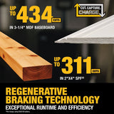 DeWalt DCS714WW1 20V MAX XR 10 in. Double Bevel Fixed Miter Saw Kit with 8Ah Battery and Charger - 7