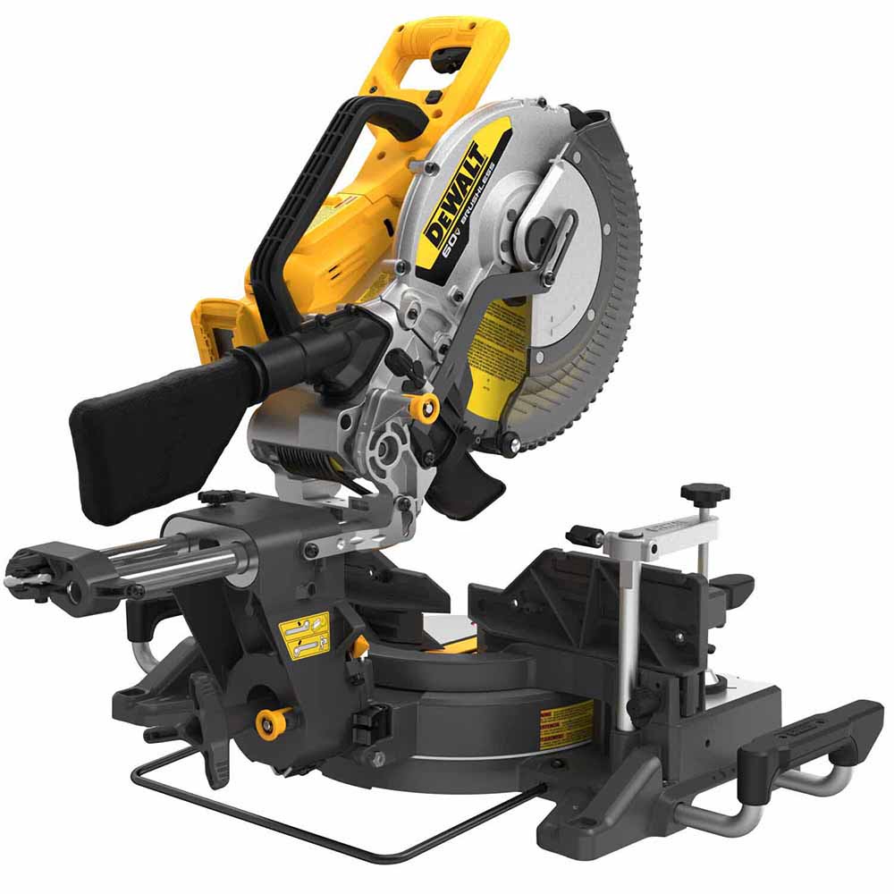 DeWalt DCS781B 60V MAX Brushless Cordless 12 in. Double Bevel Sliding Miter Saw (Tool Only) - 8