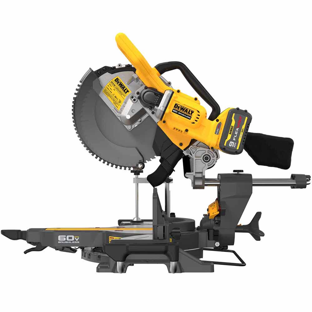 DeWalt DCS781X1 60V MAX Brushless Cordless 12in. Double Bevel Sliding Miter Saw Kit - 3