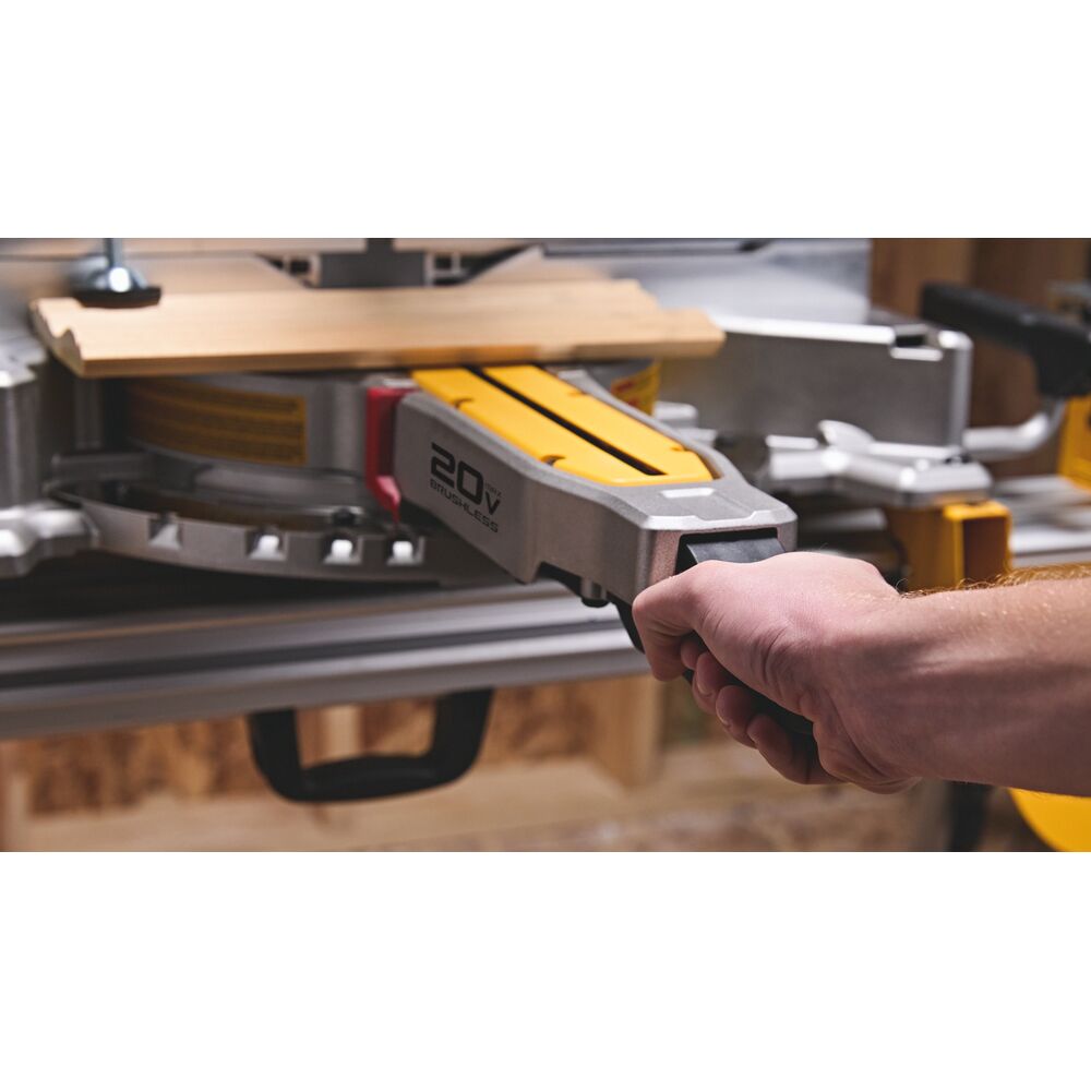 DeWalt DCS785WW1 20V MAX* XR 12" Double Bevel Sliding Miter Saw Kit - 11