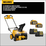 DeWalt DCSNP2142Y2 FLEXVOLT 60V Max Single-Stage Snow Blower Kit - 10