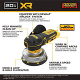 DeWalt DCW211B 20V MAX XR 5" Random Orbital Sander Tool Only (2 Pack) - 2