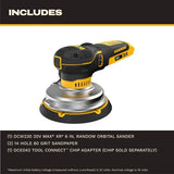 DeWalt DCW230B 20V MAX XR 6" Cordless Random Orbital Sander Tool Only - 3