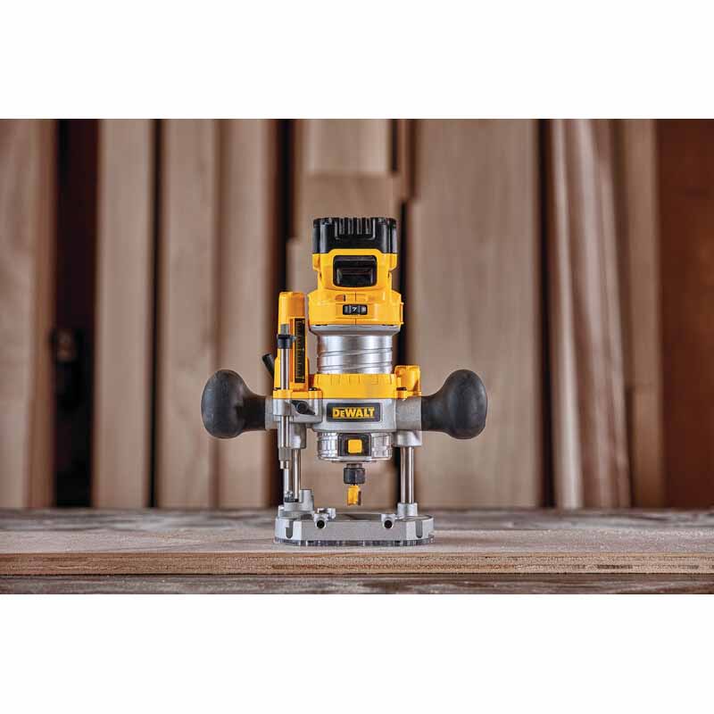 DeWalt DCW600B 20 Volt Depth Adjusting Brushless Cordless Router, Bare Tool - 6