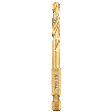 DeWalt  DD5108T 1/8" Impact Ready Hex Shank Titanium Drill Bits