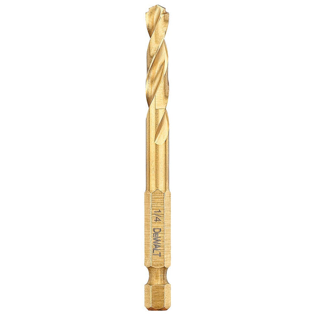 DeWalt  DD5108T 1/8" Impact Ready Hex Shank Titanium Drill Bits