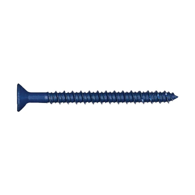 DeWalt DFM12740 3/16" x 1-1/4" Blue Phillips Flat Head Concrete Screw Anchor (100 Pack)