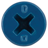DeWalt DFM12740 3/16" x 1-1/4" Blue Phillips Flat Head Concrete Screw Anchor (100 Pack) - 2