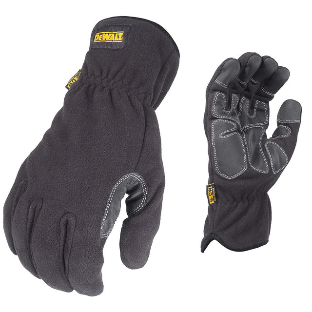 DeWalt DPG740M DeWalt Cold Weather Fleece Work Glove Palm Overlay  Medium, 12 Pack