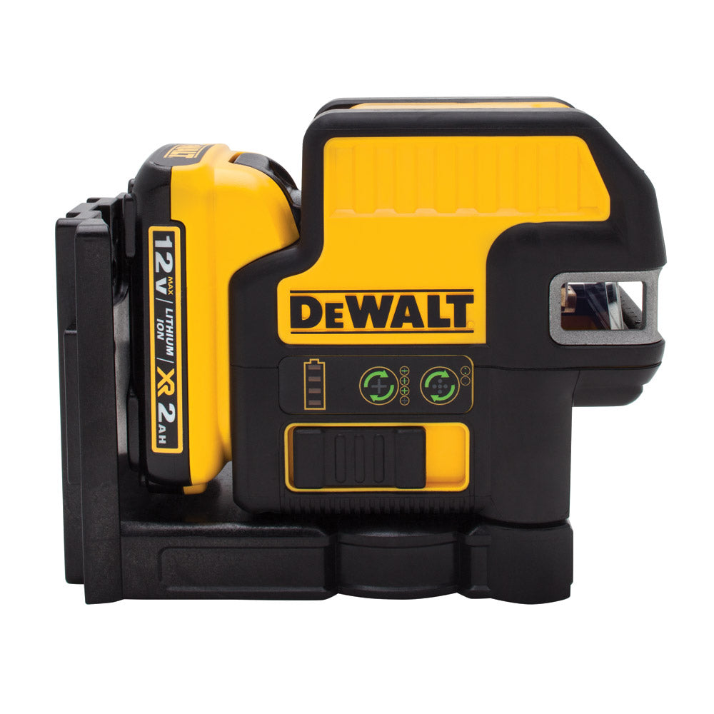 DeWalt DW0822LG 12 V 2 Spot Cross Line Green Laser