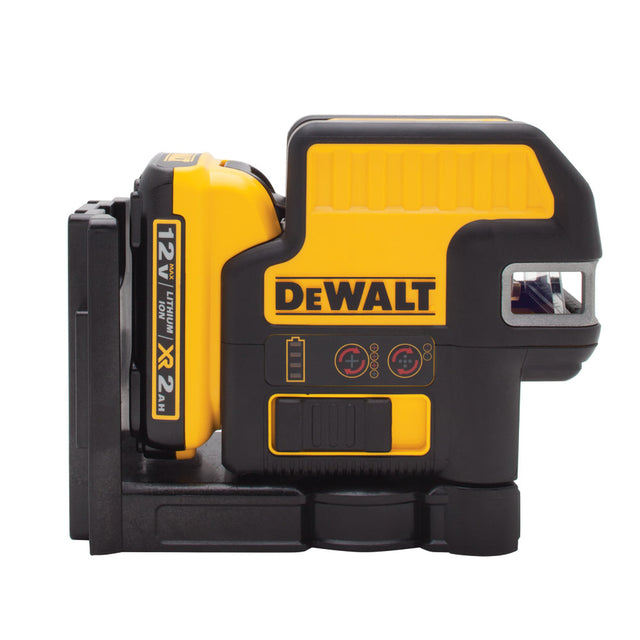 DeWalt DW0822LR 12 V 2 Spot Cross Line Red Laser