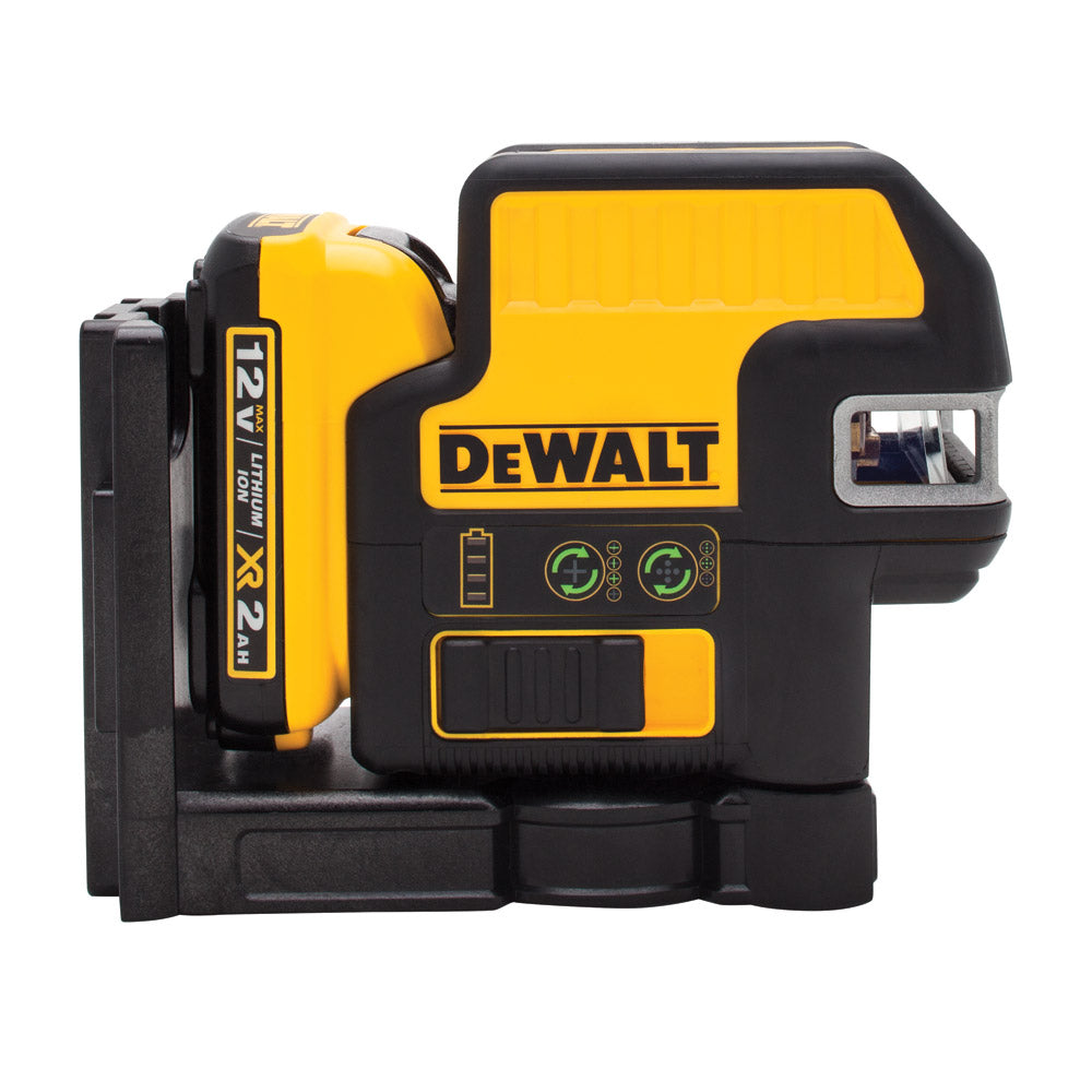 DeWalt DW0825LG 12 V 5 Spot + Cross Line Green Laser