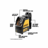 DeWalt DW088CG Green Cross Line Laser (DW088CG-QU) - 5