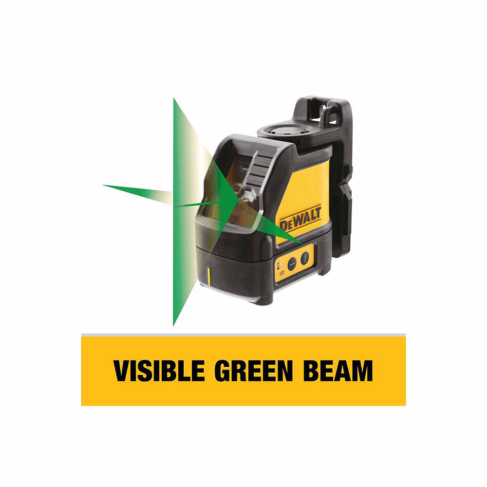 DeWalt DW088CG Green Cross Line Laser (DW088CG-QU) - 6