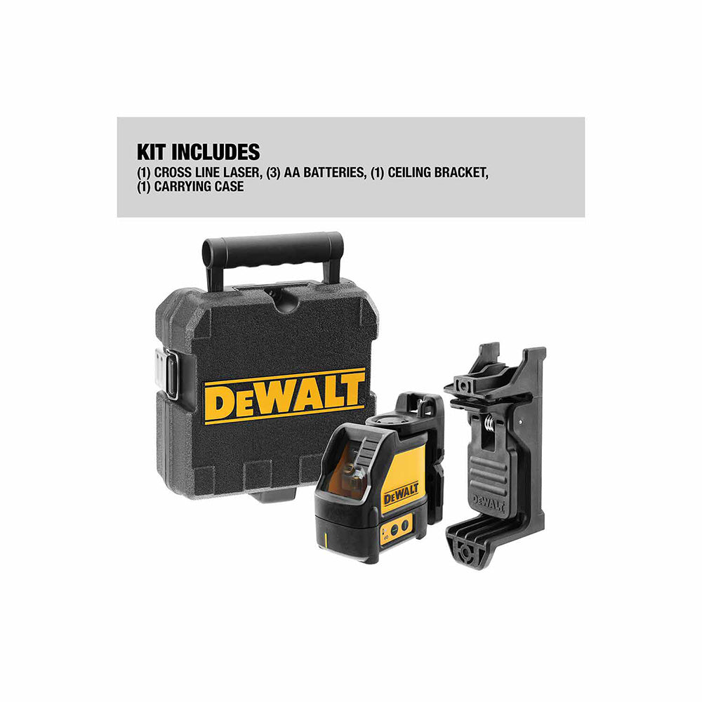 DeWalt DW088CG Green Cross Line Laser (DW088CG-QU) - 7