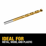 DeWalt DW1313 13/64" Titanium Nitride Coating Speed Tip Drill Bit - 5