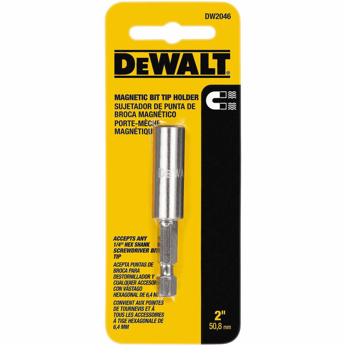 DeWalt DW2046 2" Magnetic Bit Tip Holder - 2