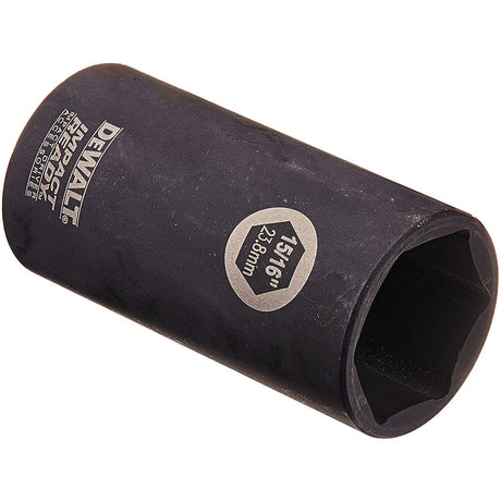 DeWalt DW2293 15/16" Impact Ready Open Stock Deep Socket, 3/8" Drive