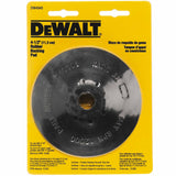 DeWalt DW4945 4-1/2" Steel Reinforced Rubber Backing Pad with 5/8"-11 Locking Nut - 3