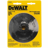 DeWalt DW4945 4-1/2" Steel Reinforced Rubber Backing Pad with 5/8"-11 Locking Nut - 3