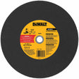 DeWalt DW8003 14" x 7/64" x 1" Stud Cutter Chop Saw Wheel (Light Metal)