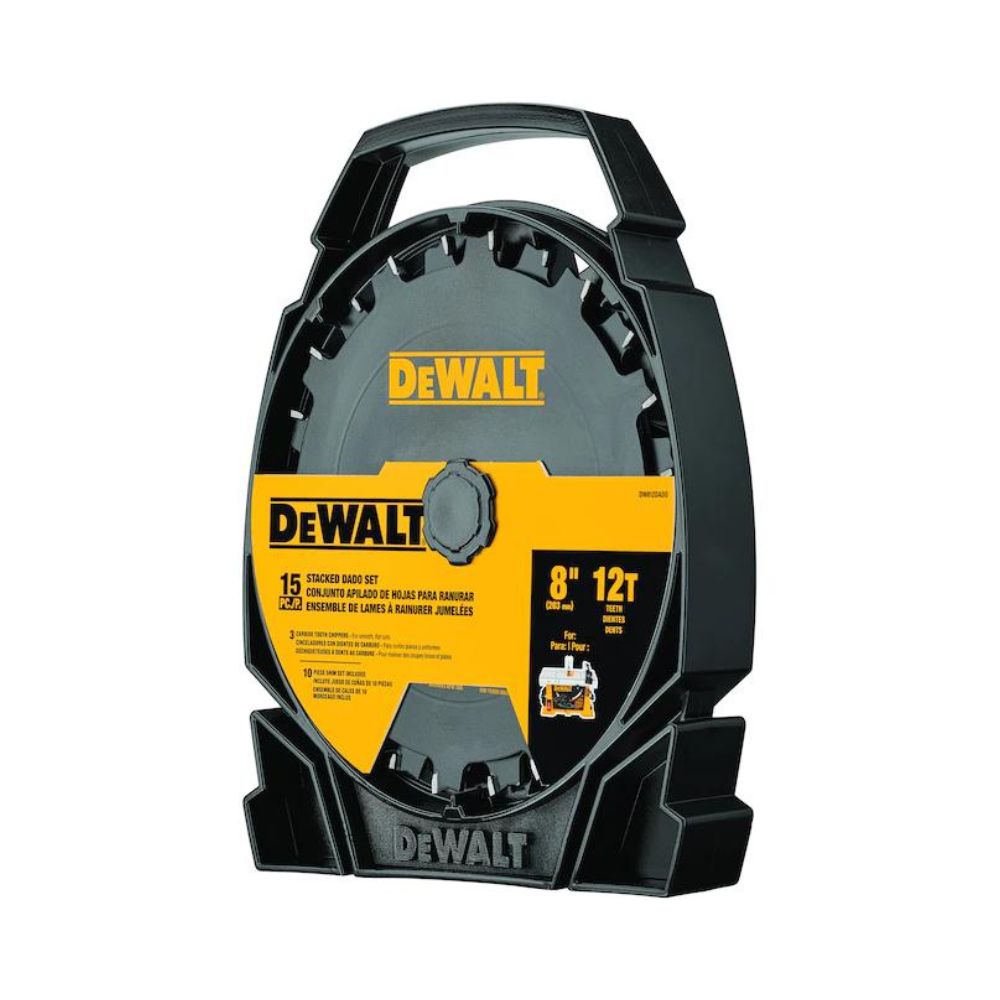 DeWalt DW812DADO 8" 12T Dado Saw Blade - 2