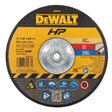 DeWalt DW8439 9" High Performance Pipeline Grinding Wheel Type 27 1/8" Thick