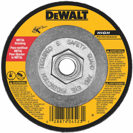 DeWalt DW8751 4-1/2" X 3/32" X 5/8"-11 Metal Notching Wheel