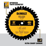 DeWalt DWA11040 10 in. 40T General Purpose Saw Blade - 3