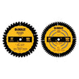 DeWalt DWA110CMB 10 in. 40T/60T General Purpose Combo Pack