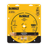 DeWalt DWA112100 12" 100 Tooth Ultra Fine Finish Circular Saw Blade for Wood - 2