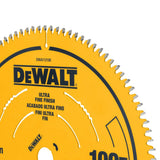 DeWalt DWA112100 12" 100 Tooth Ultra Fine Finish Circular Saw Blade for Wood - 3