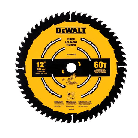 DeWalt DWA11260 12 in. 60T Finish Saw Blade