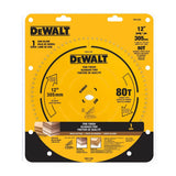 DeWalt DWA11280DT 12" Carbide Circular Saw Blade 80 Tooth Fine Finish 1" Arbor - 2