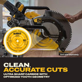 DeWalt DWA11280DT 12" Carbide Circular Saw Blade 80 Tooth Fine Finish 1" Arbor - 5