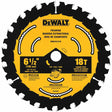 DeWalt DWA161224 6-1/2" 24T Small Diameter Circular Saw Blade Blister