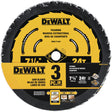 DeWalt DWA1714243 7-1/4" 24T Small Diameter Circular Saw Blades, 3 Pack