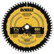 DeWalt DWA171460 7-1/4" 60T Small Diameter Circular Saw Blade