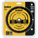 DeWalt DWA171460 7-1/4" 60T Small Diameter Circular Saw Blade - 2