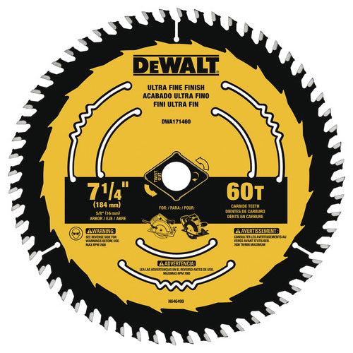 DeWalt DWA181424B10 8-1/4" 24T Small Diameter Circular Saw Blades, 10 Pack